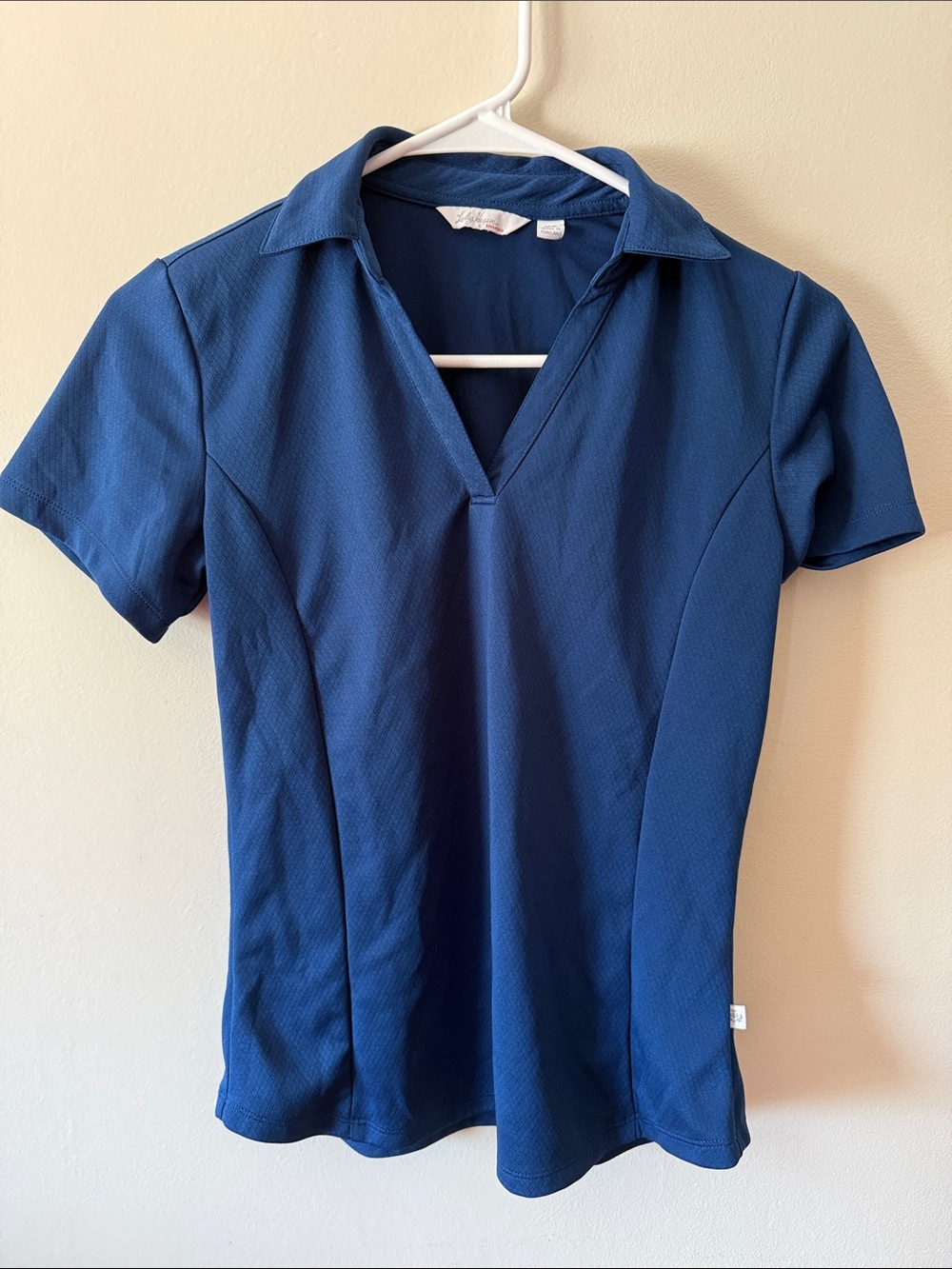 Women's Lady Hagen Navy Short Sleeve Collared Polo